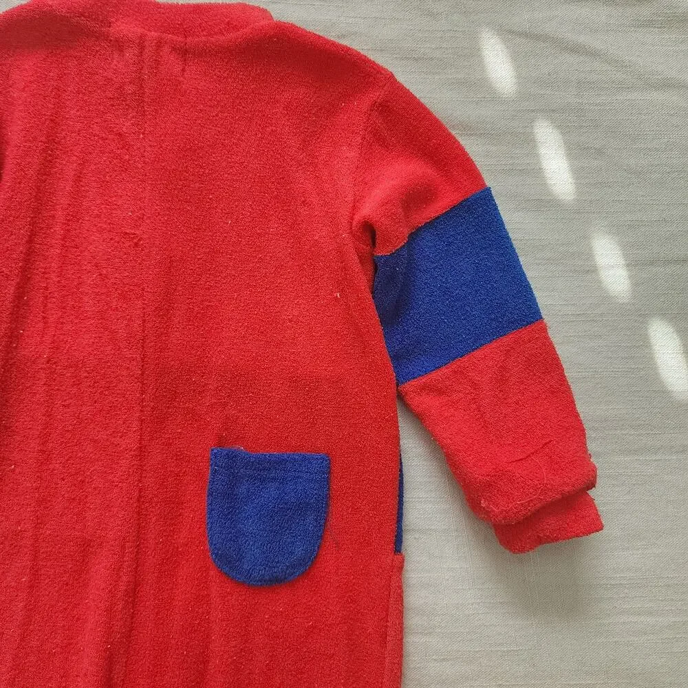 Vintage Cocacola Terrycloth Pajamas/Bodysuit 24 months/2t